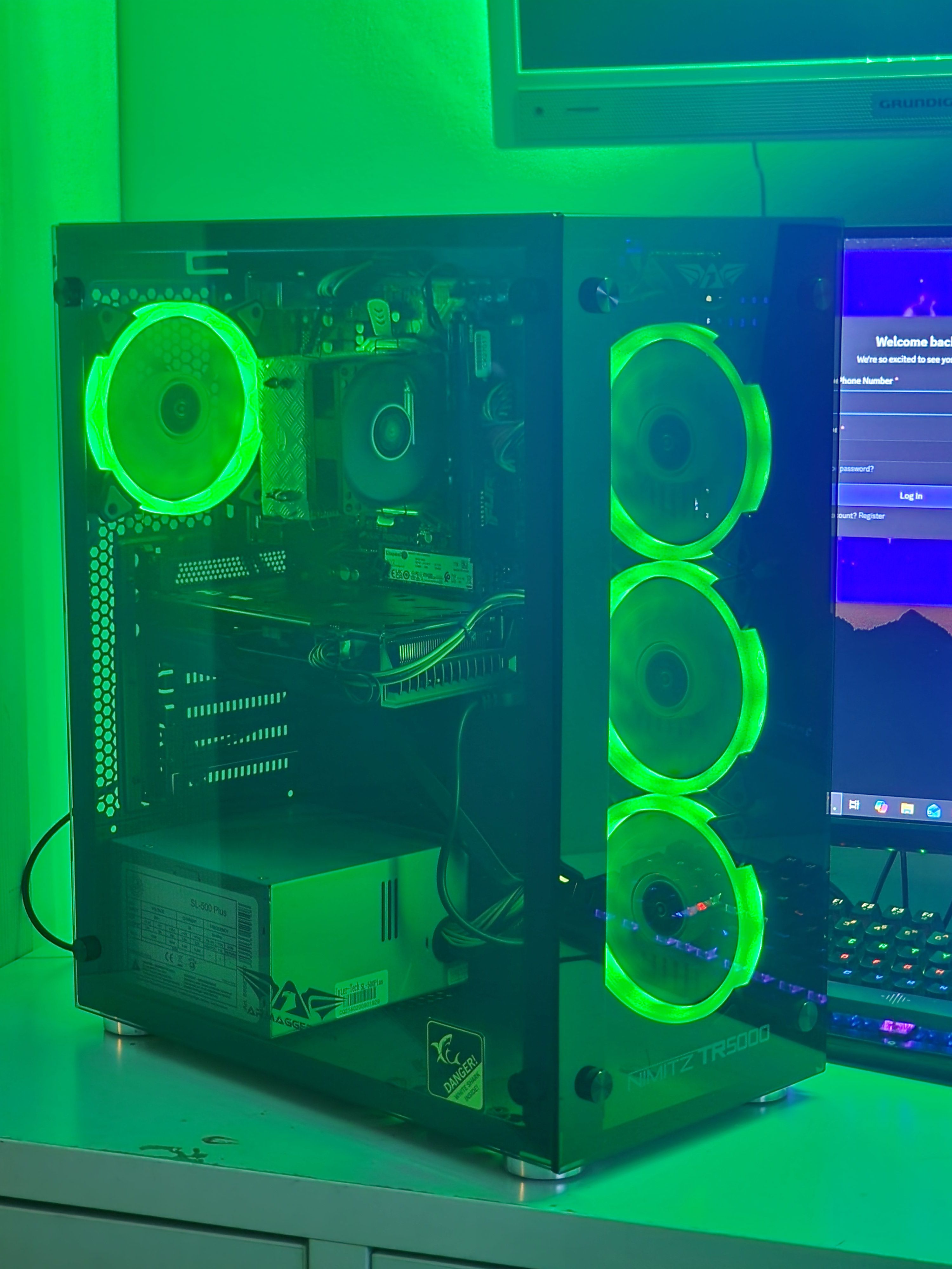 Kompjuter Ryzen 5 5500/RX 6600 8GB/ 16GB / 1TB NVME